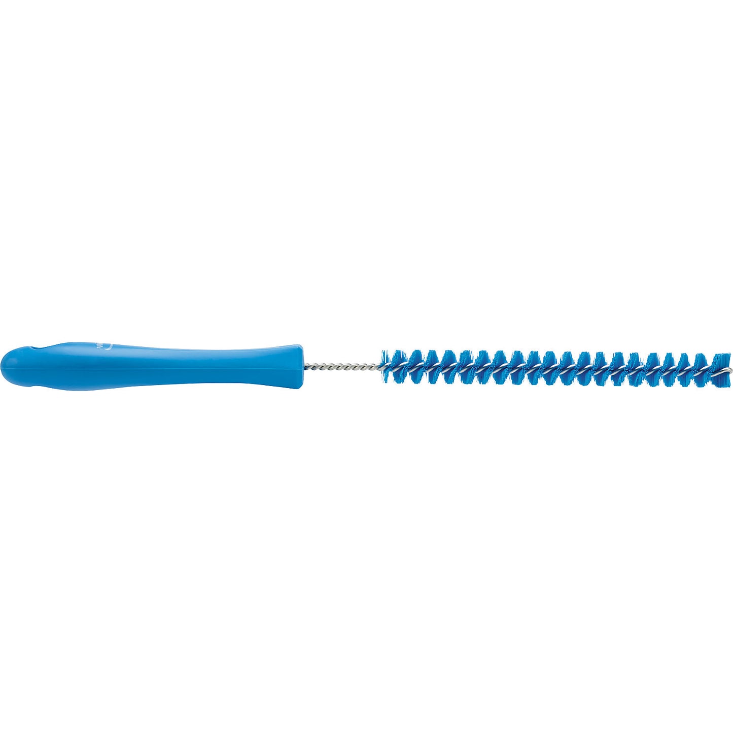 Pipe brush with handle, hard, Ø 15 mm, pack of 15, blue.