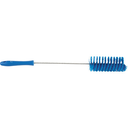 Pipe brush with handle, medium, Ø 60 mm, pack of 15, blue.