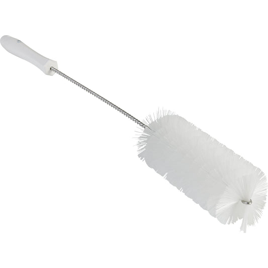 Pipe brush with handle, medium, Ø 60 mm, pack of 15, white.