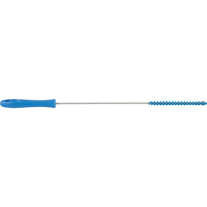Pipe brush with handle, hard, Ø 10 mm, pack of 15, blue.