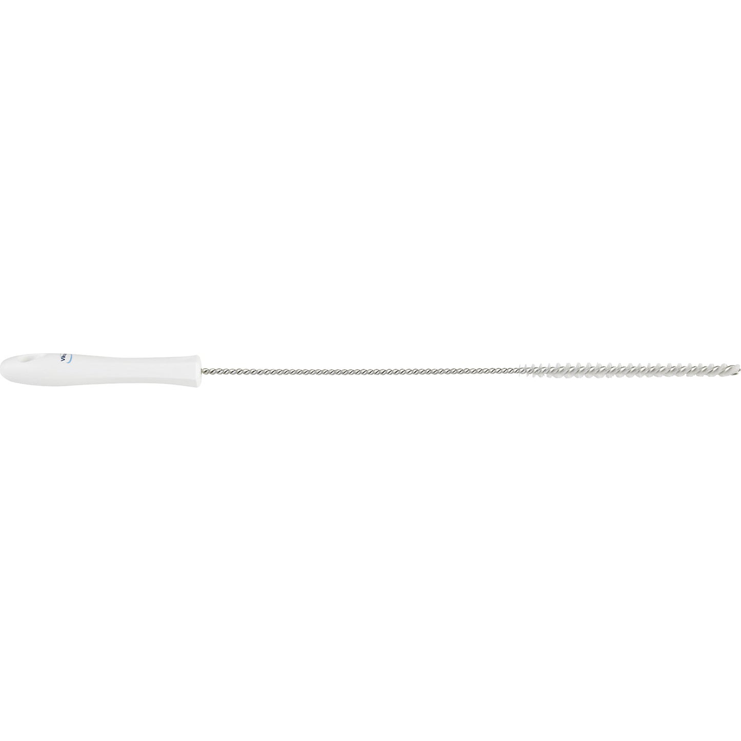 Pipe brush with handle, hard, Ø 10 mm, pack of 15, white.
