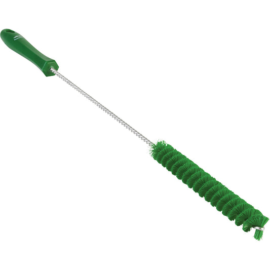 Pipe brush with handle, medium, Ø 20 mm, pack of 15, green.