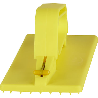 Pad holder, hand model, pack of 10, yellow.
