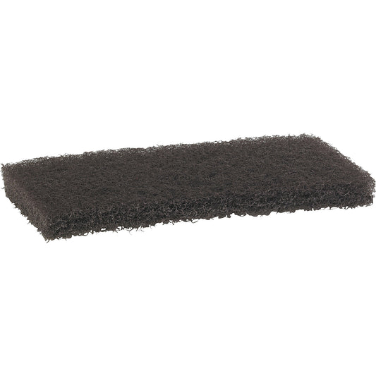 Pad, hard, pack of 10, black.