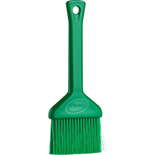 Food brush, soft, brush width 70 mm, pack of 10, green.