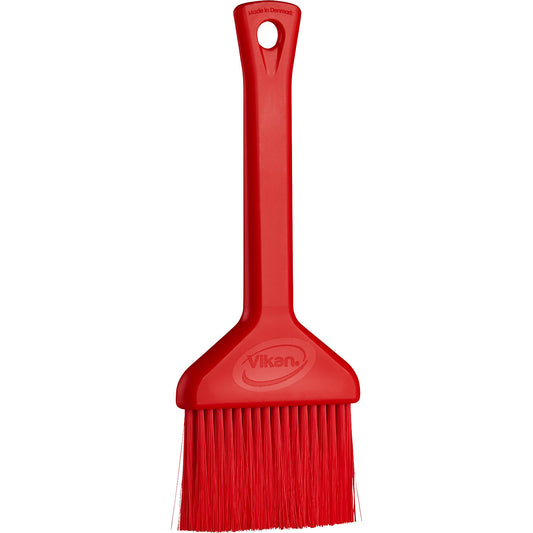 Food brush, soft, brush width 70 mm, pack of 10, red.