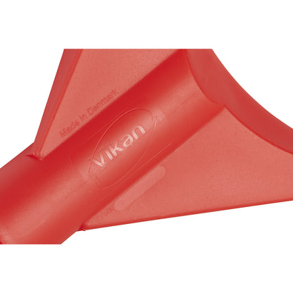 Shovel, ergonomic and suitable for foodstuffs, overall length 1310 mm, red.