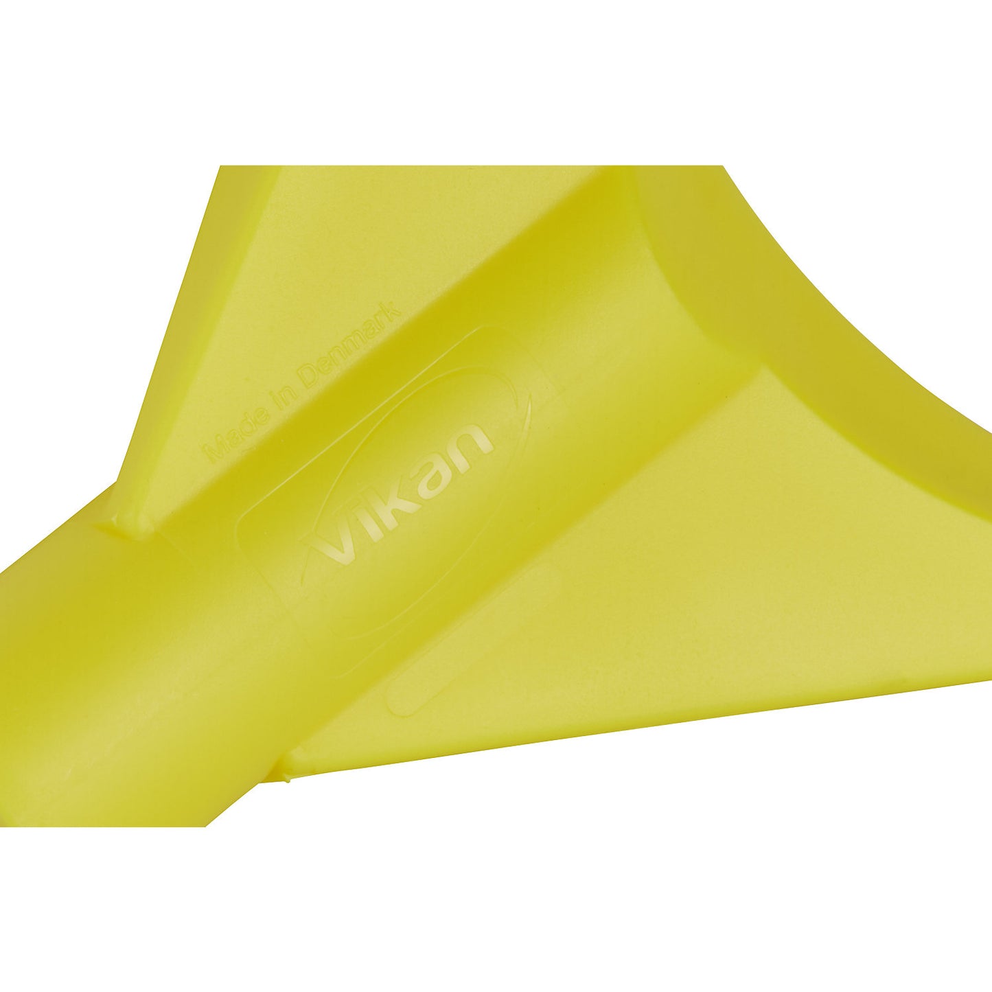 Shovel, ergonomic and suitable for foodstuffs, overall length 1310 mm, yellow.