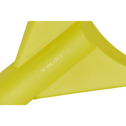 Shovel, ergonomic and suitable for foodstuffs, overall length 1310 mm, yellow.