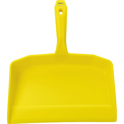 Dustpan, overall length 330 mm, pack of 10, yellow.