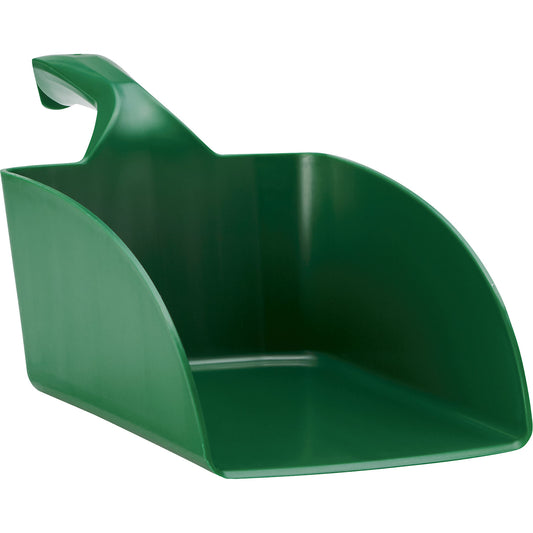 Hand shovel, suitable for foodstuffs, capacity 2 l, pack of 10, green.