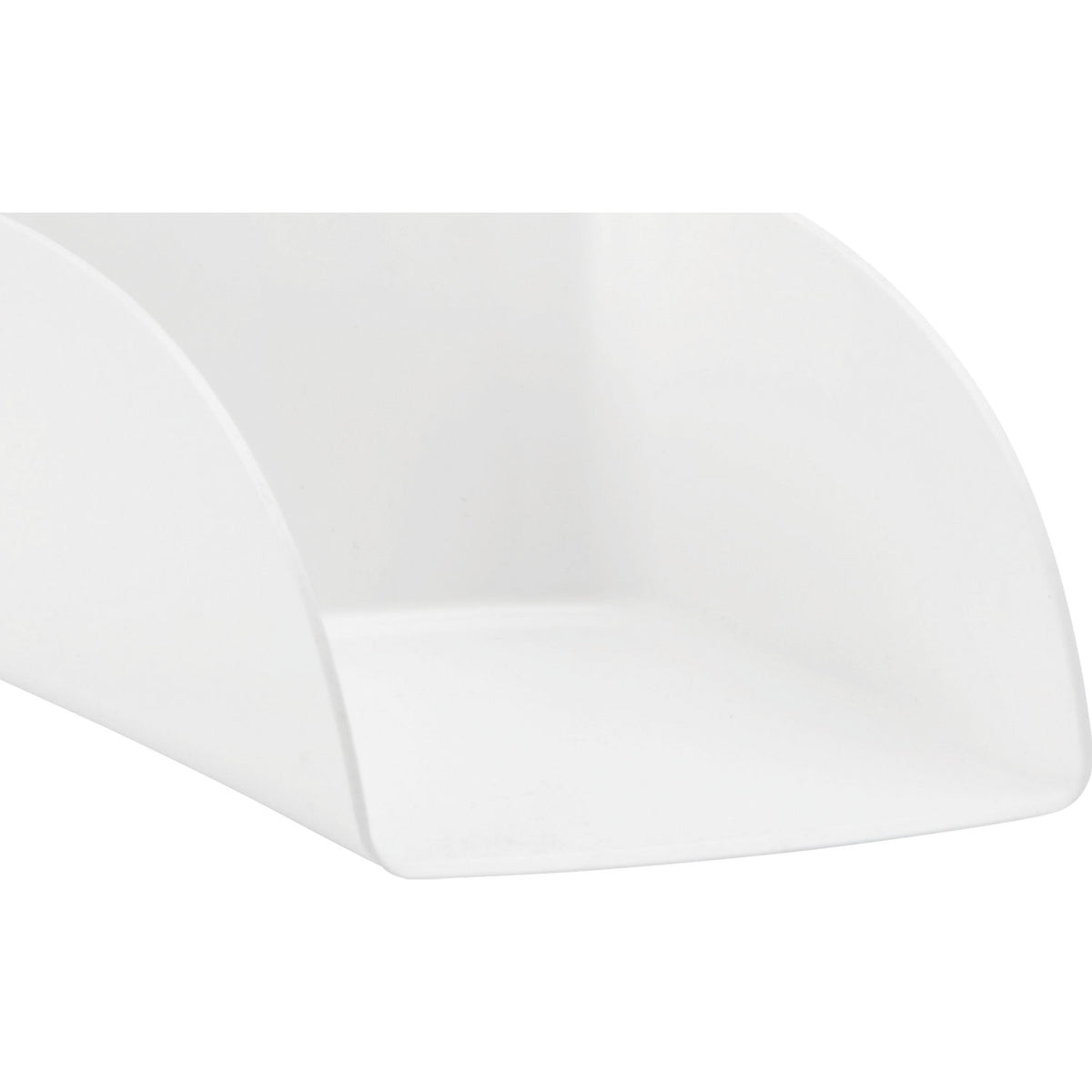 Hand shovel, suitable for foodstuffs, capacity 2 l, pack of 10, white.