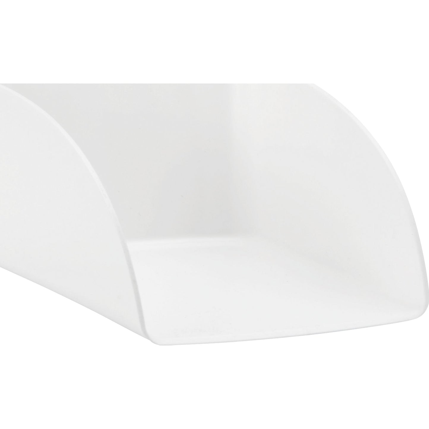 Hand shovel, suitable for foodstuffs, capacity 2 l, pack of 10, white.