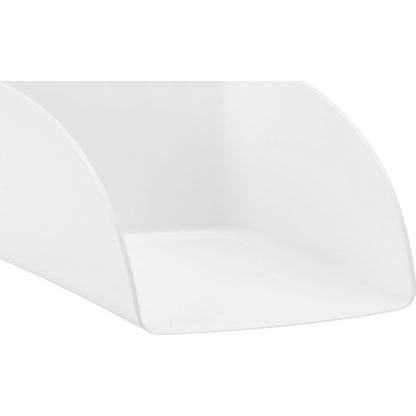 Hand shovel, suitable for foodstuffs, capacity 2 l, pack of 10, white.