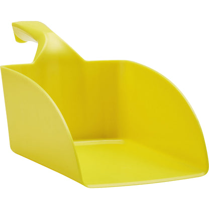 Hand shovel, suitable for foodstuffs, capacity 2 l, pack of 10, yellow.