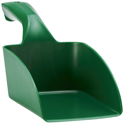 Hand shovel, suitable for foodstuffs, capacity 1 l, pack of 12, green.