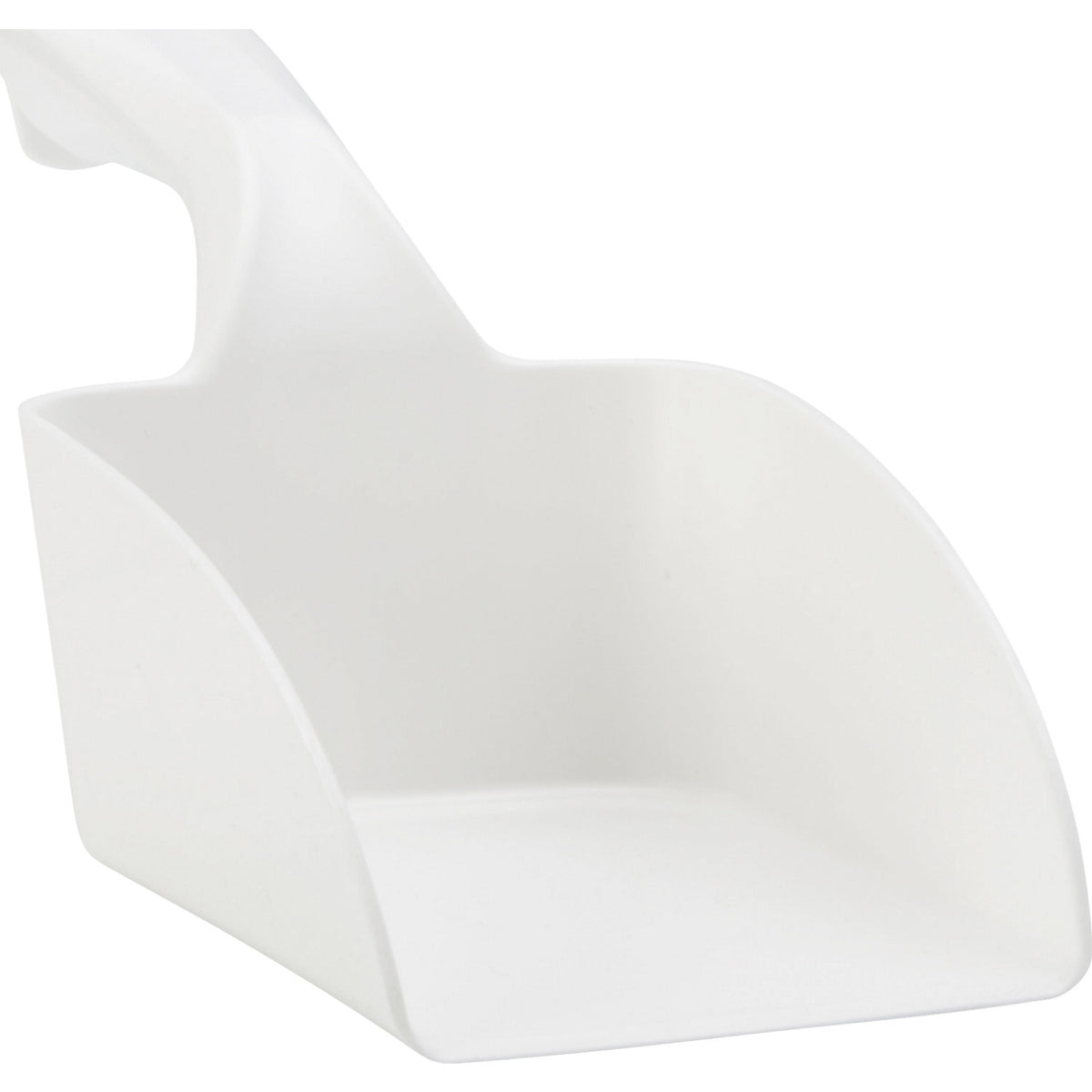 Hand shovel, suitable for foodstuffs, capacity 1 l, pack of 12, white.