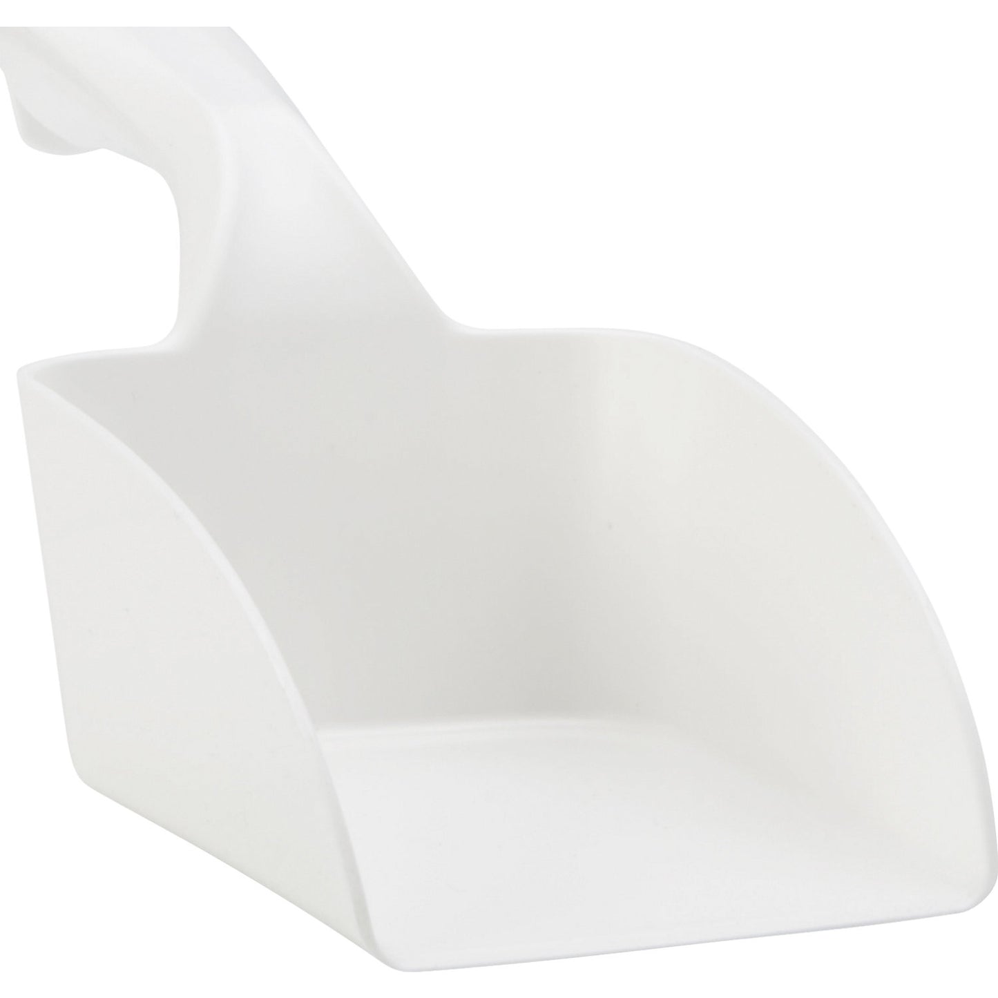 Hand shovel, suitable for foodstuffs, capacity 1 l, pack of 12, white.