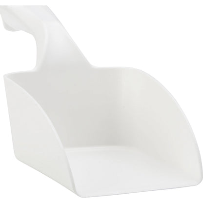 Hand shovel, suitable for foodstuffs, capacity 1 l, pack of 12, white.