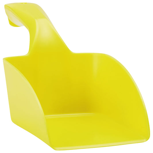 Hand shovel, suitable for foodstuffs, capacity 1 l, pack of 12, yellow.