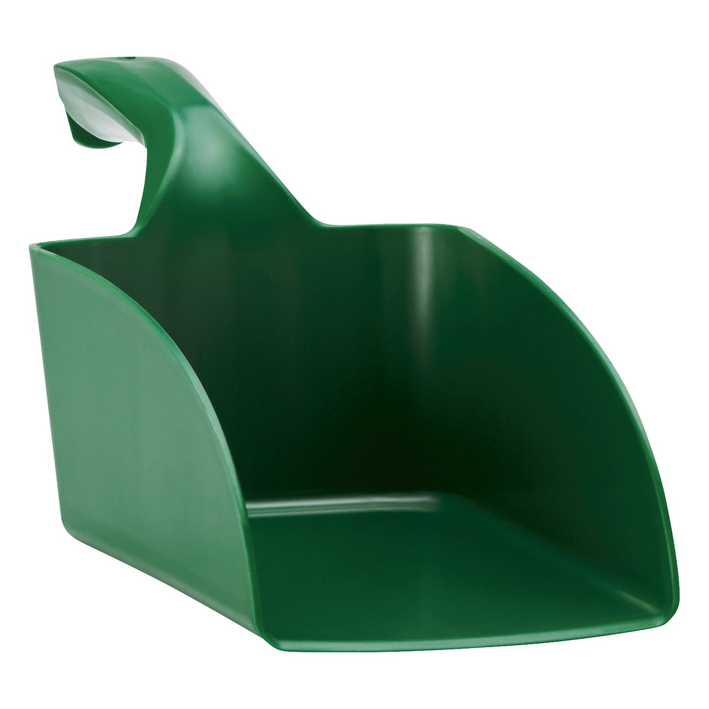 Hand shovel, suitable for foodstuffs, capacity 0.5 l, pack of 15, green.