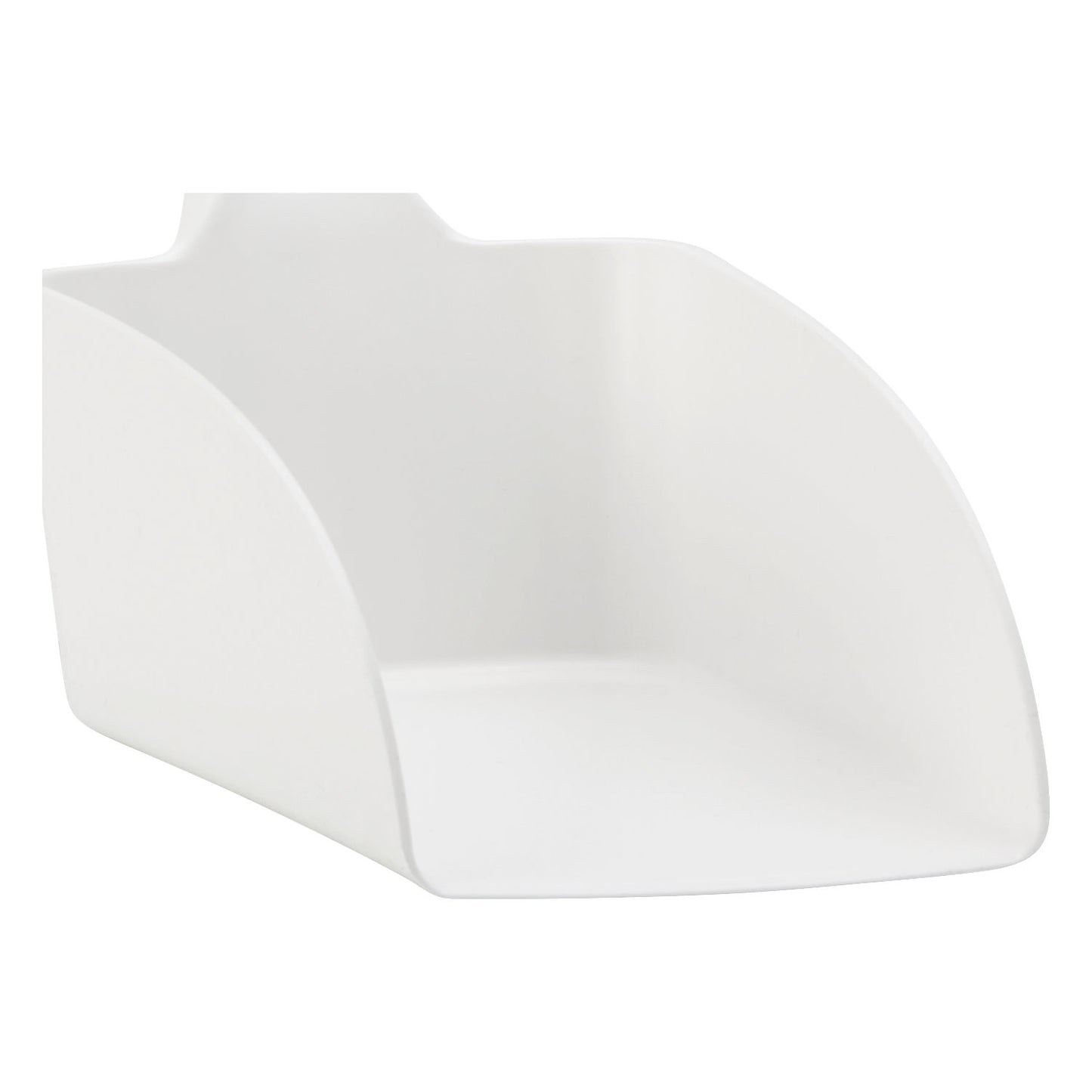 Hand shovel, suitable for foodstuffs, capacity 0.5 l, pack of 15, white.