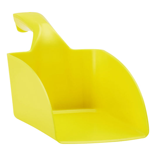 Hand shovel, suitable for foodstuffs, capacity 0.5 l, pack of 15, yellow.