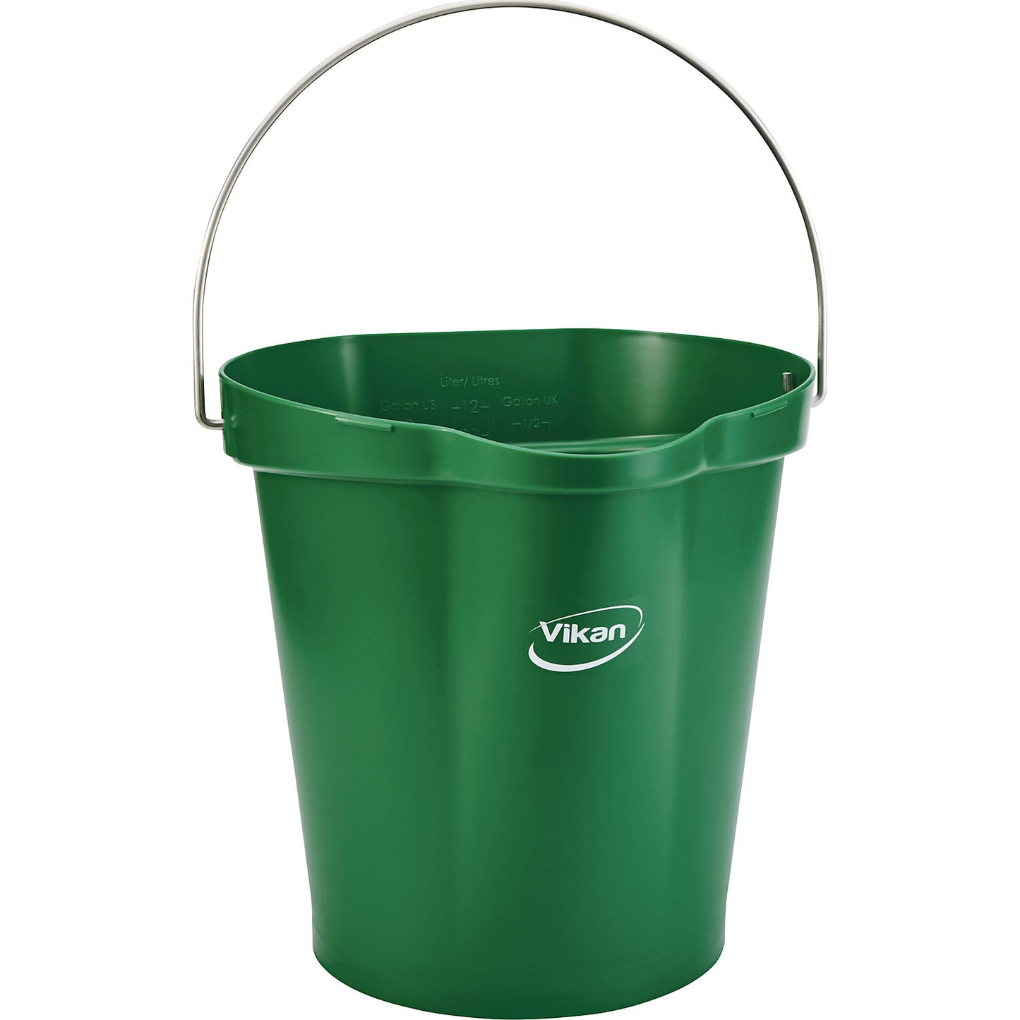 Bin, suitable for foodstuffs, capacity 12 l, pack of 6, green.