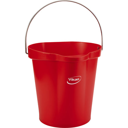 Bin, suitable for foodstuffs, capacity 12 l, pack of 6, red.