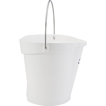Bin, suitable for foodstuffs, capacity 12 l, pack of 6, white.