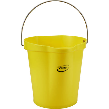 Bin, suitable for foodstuffs, capacity 12 l, pack of 6, yellow.