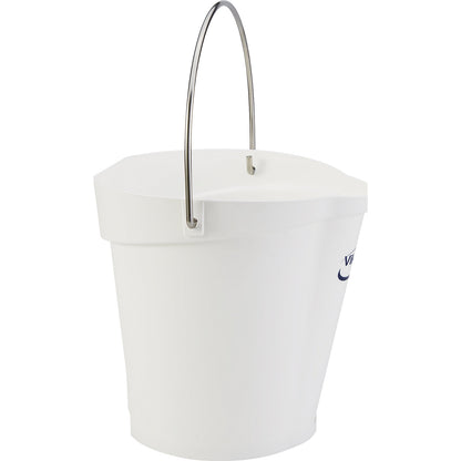 Bin, suitable for foodstuffs, capacity 6 l, pack of 5, white.