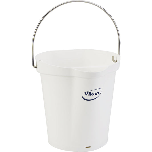 Bin, suitable for foodstuffs, capacity 6 l, pack of 5, white.