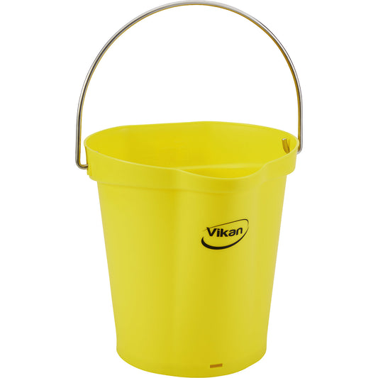 Bin, suitable for foodstuffs, capacity 6 l, pack of 5, yellow.