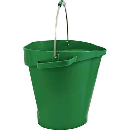 Bin, suitable for foodstuffs, capacity 20 l, pack of 5, green.