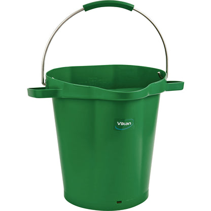 Bin, suitable for foodstuffs, capacity 20 l, pack of 5, green.