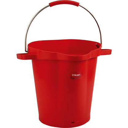 Bin, suitable for foodstuffs, capacity 20 l, pack of 5, red.