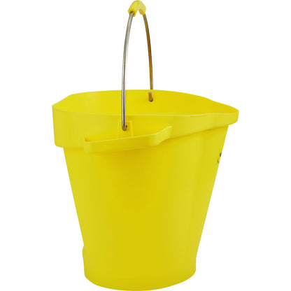 Bin, suitable for foodstuffs, capacity 20 l, pack of 5, yellow.