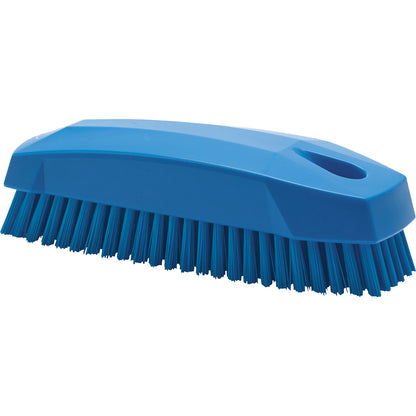 Hand and nail brush S, hard, pack of 25, blue.