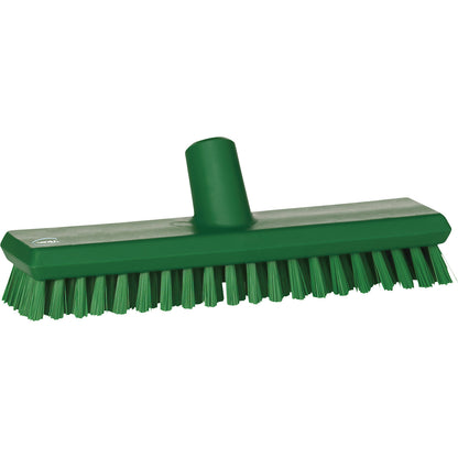 Scrubber with water channel, extra hard, pack of 10, green.