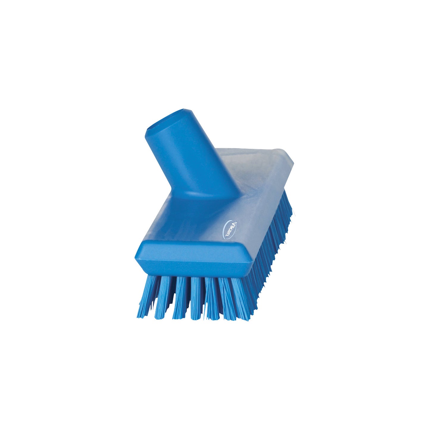 Scrubber with water channel, extra hard, pack of 10, blue.