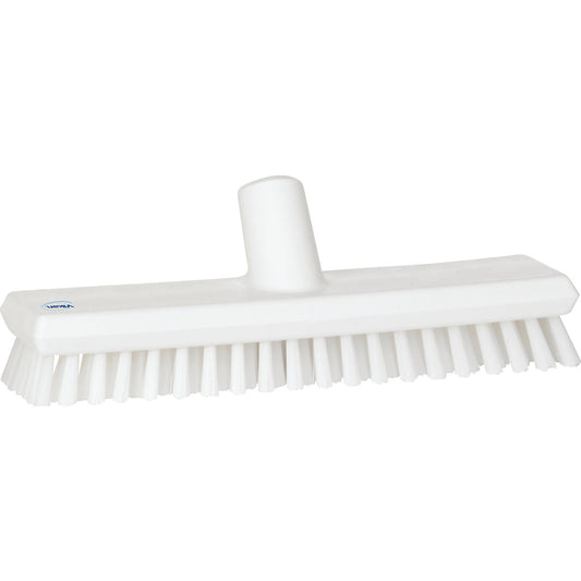 Scrubber with water channel, extra hard, pack of 10, white.