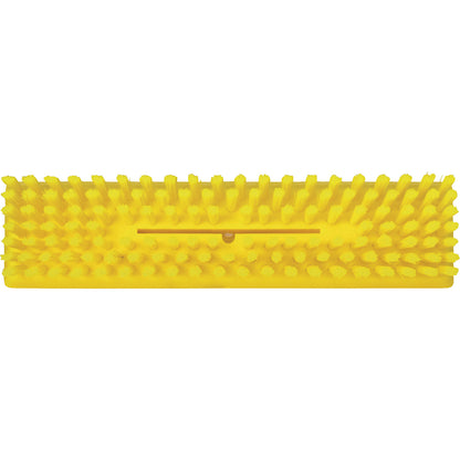 Scrubber with water channel, extra hard, pack of 10, yellow.