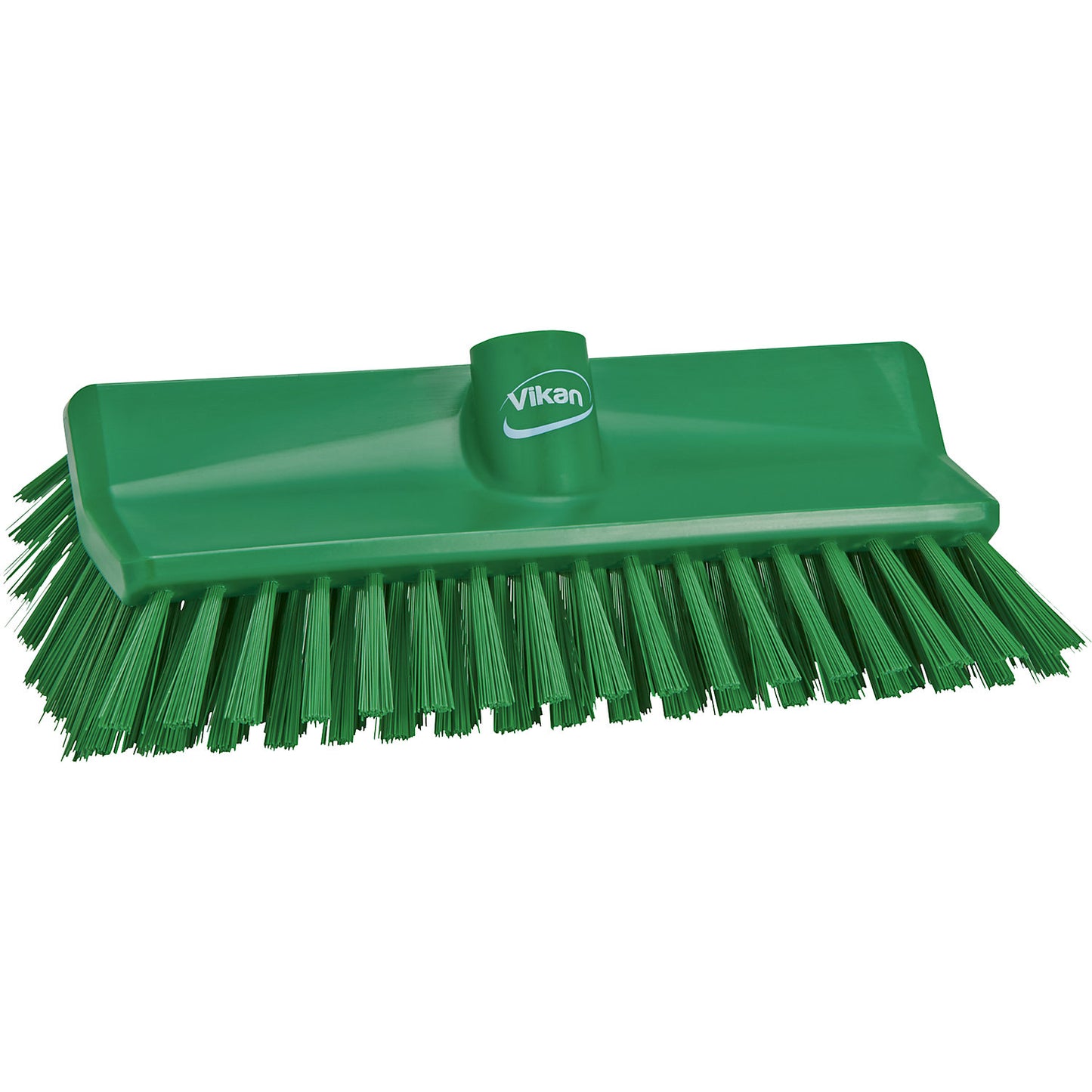 High-low brush/corner scrubbing brush, medium, pack of 10, green.