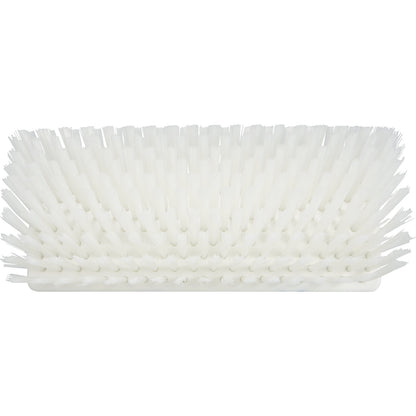 High-low brush/corner scrubbing brush, medium, pack of 10, white.