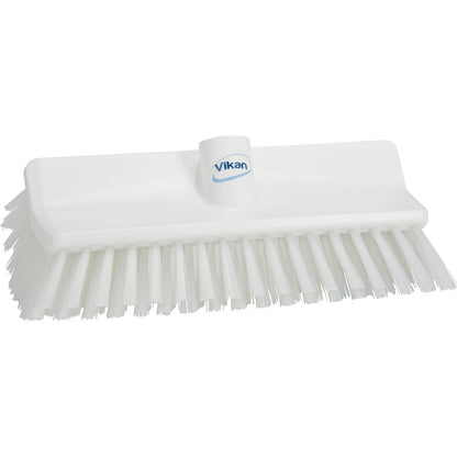 High-low brush/corner scrubbing brush, medium, pack of 10, white.