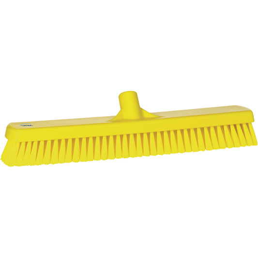 Wall/floor scrubber, hard, pack of 8, yellow.