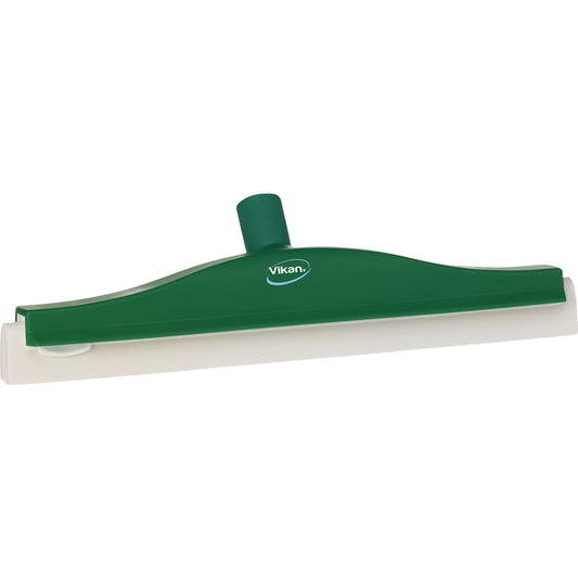 Water wiper with replaceable cartridge, with swivel hinge, length 400 mm, pack of 10, green.