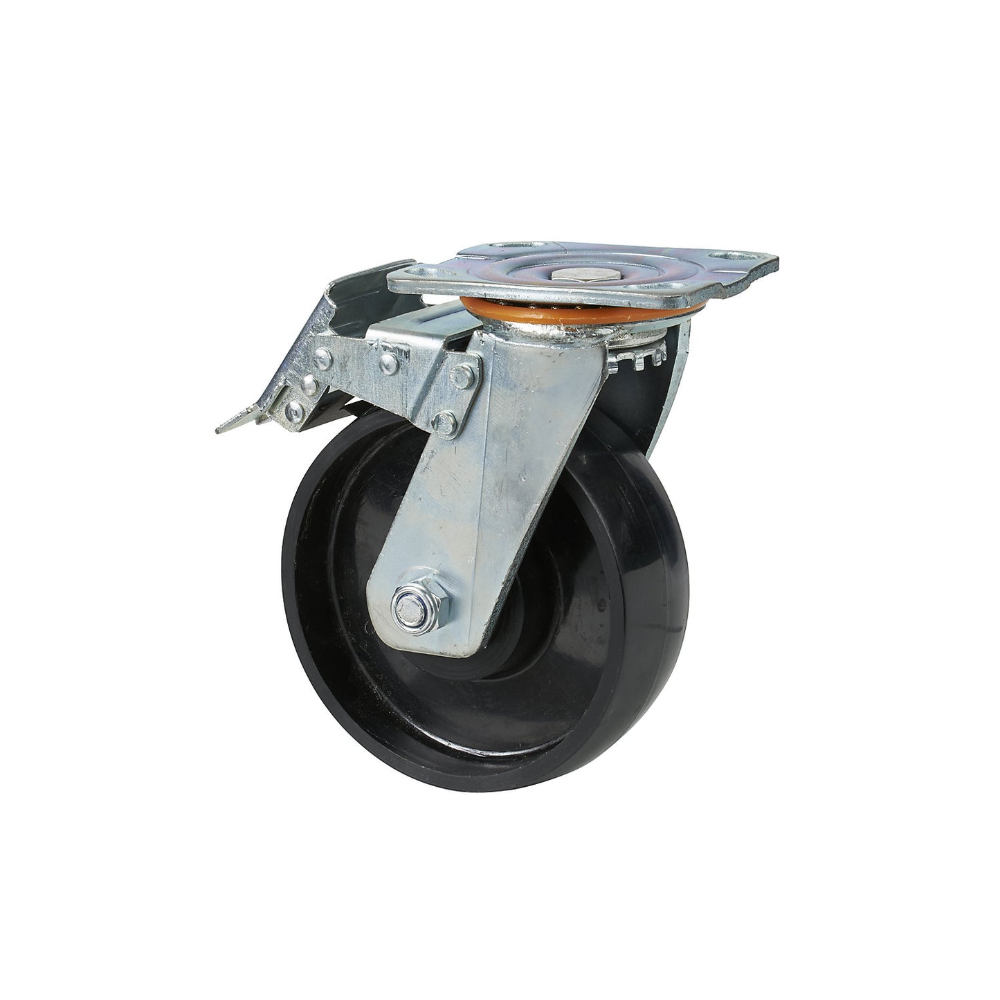 Right steering wheel, with brake, Ø 140 x 50 mm.