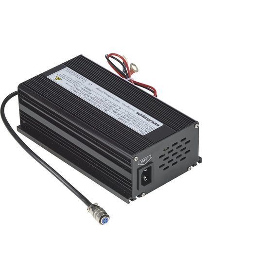 Battery charger, for platform lift, black.